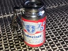 Vintage Cigarette Lighter Budweiser Beer Can Keychain