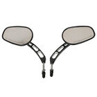 Gloss Black Rear View Mirrors Fit For Harley Touring Street Road Glide Sportster