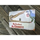 My Goodness My Guinness Sign - Antique Style Beer Signs - 12in X 8in