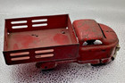 Vintage Wyandotte Or Marx Pressed Steel Toy Dump Truck W rubber Wheels 1930s T42