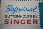 Singer Sewing Professional Buttonholer Button Holer For Vertical Vintage 1973 