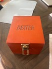 Showtime Dexter Blood Splatter Slides Glass Coaster Set Of 6 In Wooden Box