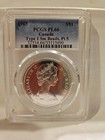 1965 Canada  1 Pcgs Pl66 Type 1 And Type 2 Silver Coins Lot Of 2 Free Ship