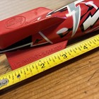 Vtg Swim Ways Toypedo Torpedo Pool Toy 11 5    Red Yellow Black Lightening  a35