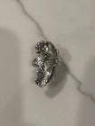 Vintage Native American Navajo Sterling Silver Leaf   Berry Ring Size 7 5