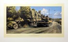 Holding The Line By Richard Taylor Signed By Three Ww2 Panzer Tank Veterans