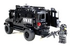 Set Swat Truck Police Vehicle Custom Le  o Brick Build   Minifig Battle B  ick
