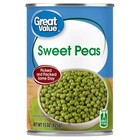 12 Pack  Great Value Sweet Peas  15 Oz Can