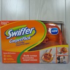 New Swiffer Carpet Flick Starter Kit Sweeper Cleaner   4 Cleaning Cartridges