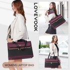 Laptop Bag For Women 15 6 Inch Tote Work Professional Leather Computer Briefc   