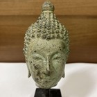 Buddha Head Made Of Bronze Ancient Art