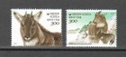 South Korea 2017 Endangered Wildlife 3rd Issue Long Tailed Goat Set 2 Stamp Mint