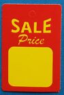 Unstrung Price Tags Red White Yellow Small Retail Sale Merch Coupon No String