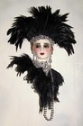 Unique Creations Limited Edition Lady Face Mask Wall Hanging Decor - New In Box