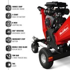 Mechmaxx 8   Wood Chipper 1000cc 35hp Gas Powered E-start Engine 4-wheel  B200