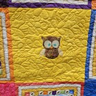 New Handmade Baby Boy Girl Crib Quilt Blanket  47x48  Machine Quilted Bee Floral