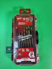 Milwaukee Shockwave Impact Duty Red Helix Titanium Drill Bit Set 15 Pieces New