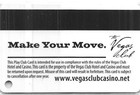 Las Vegas Club Casino - Las Vegas  Nv - 5th Issue Slot Card  Faded Colors blank