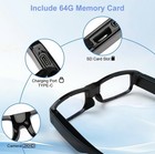 Camera Glasses Video Glasses Hd With 64gb Memory Card Recording Glasses Smart