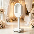 Romantic Audio Guest Book Phone Booth Telephone Stand For Occasions Decoration