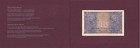 Czechoslovakia 10 Korun 1919 2020 Commemorative Official Reprint W folder Unc