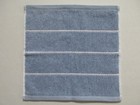 Dkny Blue   White Striped Washcloths Cottage Chic Farmhouse 5pc Set Thick Cotton