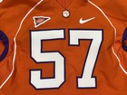 Clemson Tigers Football Jersey Mens 50 L Orange Game Team Issued Nike  57