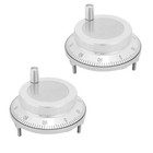 2pcs Handwheel Cnc Pulser 60mm 5v 6pin Manual Pulse Generator Rotary Encoder