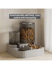 New Gravity Pet Feeder Water Dispenser 2 In 1 Automatic Dog Cat Food Dispenser