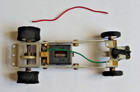Vintage 1960 s 1 24 Scale Aluminum Adjustable Slot Car Chassis   Motor Untested