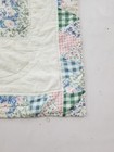 Vintage Handmade Beautiful Dresden Star Pattern Multicolored Quilit 80x65 Inch