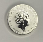2021 Queens Beast Completer 2 Oz  999 Fine Silver Coin    brilliant Uncirculated