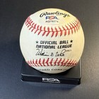Willie Mays Signed Official National League Baseball Psa Aq76274 Score Board Coa