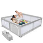 Baby Playpen Large Play Yard Fence For Toddlers 79 x79  Gray