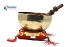 7 5  Tibetan Meditation  Yoga Singing Bowl-hand Hammered  With Mallets Pillow 