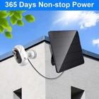  Solar Panel Micro Usb C Power Cctv Camera Security Cam Battery Charger Outdoor 