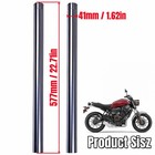 2x Front Brake Suspension Fork Inner Tubes For 2014-2022 Yamaha Mt07 Fz07 Xsr700