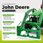 4000lbs Pallet Fork Frame 2  Receiver Hitch Skid Steer For John Deere Loader
