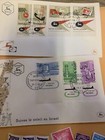 Vintage Israel Stamp Lot Collection 1970 s Postal Stickers   Cover 1959 Jewish