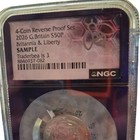 2026 Great Britain 50p Britannia   Liberty Reverse Proof  Silver Sample Amazing 