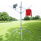 Outdoor Clothesline Dryer Adjustable Umbrella Clothes Drying Rack Laundry Hanger