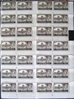 Qeii 1960 s Castle High Value Plate Blocks X 30  Fine Nh Mint 