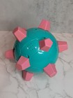 Vintage Ertl Pink Green Bumble Ball Wipeout Toy - Tested   Works  See Video 