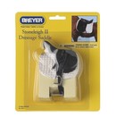 Traditional Dressage Saddle Model Horse Accessory Black 1 9 Scale Toy