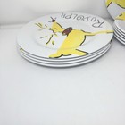 Set Of 10 Pottery Barn Kids Rudolph Dinner   Dessert Plates Melamine Christmas