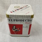 6 Rare Vintage Advertising Tobacco Tin El Producto Cigar  2 For 25 Cents 6    Tall