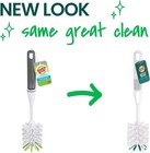 Scotch-brite Glass And Water Bottle Brush  Long-lasting  Safe On Glassware  Shak