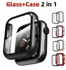 For Apple Watch Series 8 7 6 5 4 Se 3 Iwatch Screen Protector Case Snap On Cover