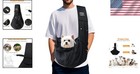 Small Dog Sling Carrier - Classic Pocket   Classic Strap - For 3-10 Lbs Pets bla