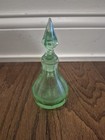 Antique 1930s Uranium Glass Cruet Dispenser 